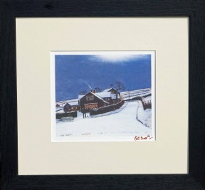 Late Delivery Calling With A Christmas Card By Peter Brook