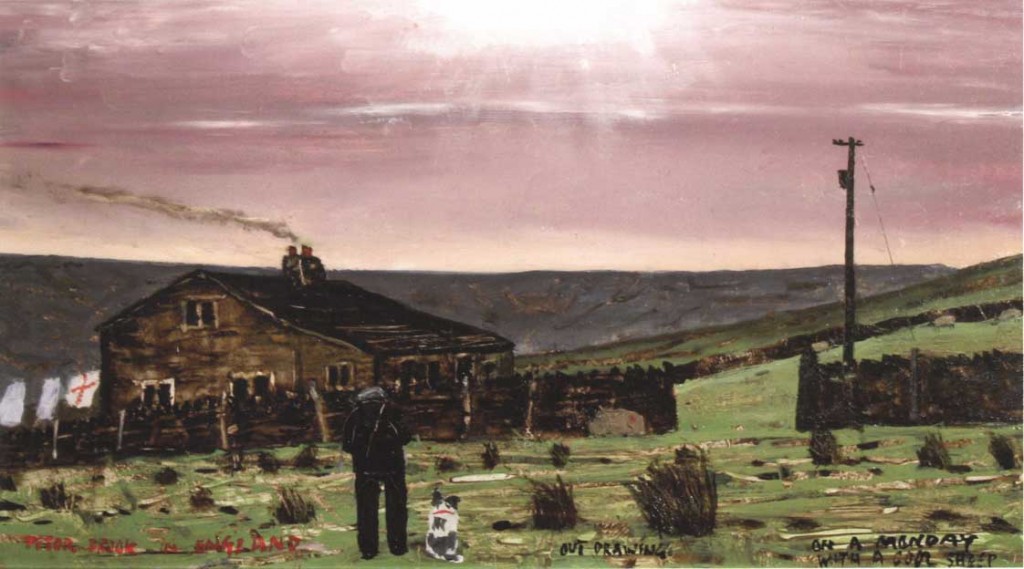 In England out drawing